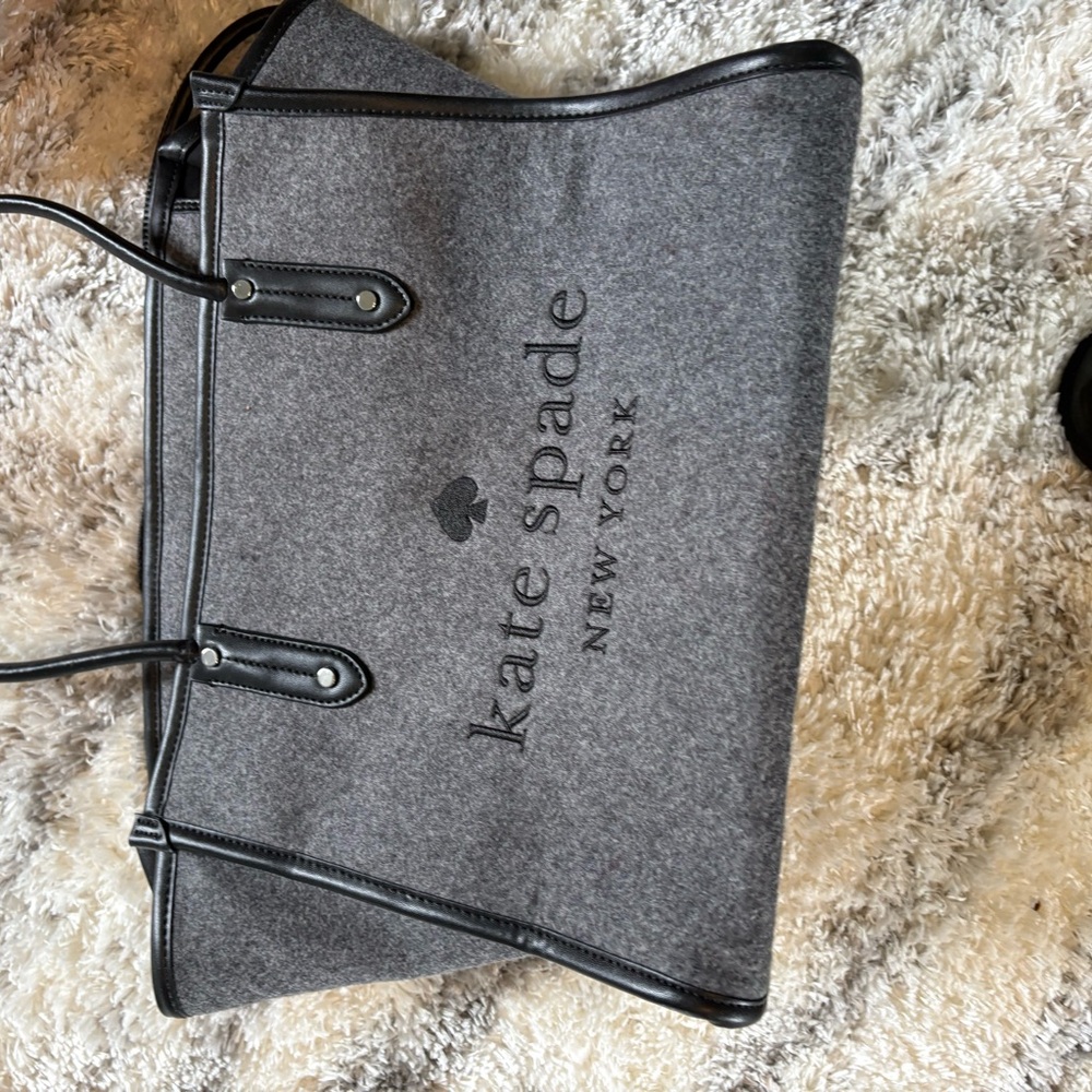 Kate Spade Charcoal Gray Tote